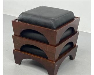 Lot 990 3pc Set Levenger stacking stools