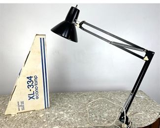 Lot 993 ECONO LAMP Model XL 334. Adjustable Clamp On Task Desk Lamp. Original box. 