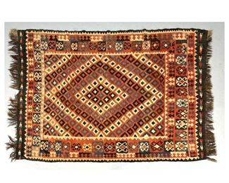 Lot 1008 Middle Eastern Turkish Kilim flat weave rug