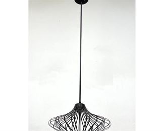 Lot 1010 Modernist Style Metal Pendant lamp chandelier. 