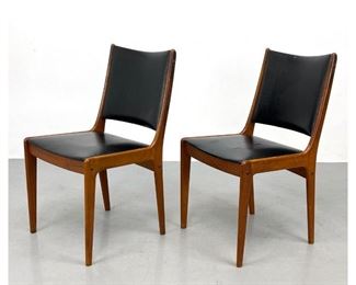 Lot 1012 Pair Uldum Mobelfabrik dining chairs