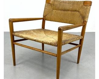 Lot 1020 Mel Smilow Arm Chair. Woven seat and Back. 