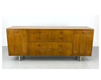 Lot 1053 Bert England for Johnson Furniture Low Chest Credenza. Forward Trend series
