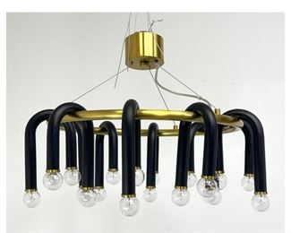 Lot 1097 Contemporary Modern Chandelier Pendant Lamp. LUMINAIRE. 