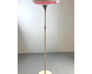 Lot 1119 1960 s Italiana Telescoping Lamp in the style of Giuseppe Ostuni. light socket damage. Glass shade. 