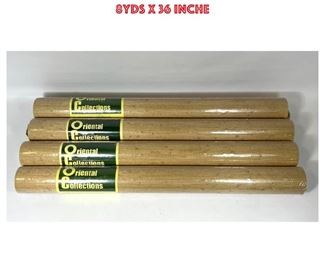 Lot 1127 4 Sealed Rolls Of Rattan Bamboo Wall Paper. Oriental Collections. Each roll measures 8yds x 36 inche