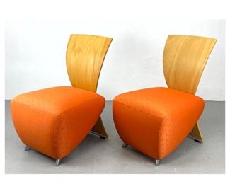 Lot 1145 Pair DAUPHIN BOBO Lounge Chairs. By Dietmar Scharping and Dauphin Design Team
