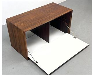 Lot 1203 Cado rosewood bar cabinet Section. Pegs cut. 