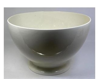 Lot 1213 RALPH LAUREN SUPPLY Large Footed Bowl. Cove Hill Plain Bowl XL Label.