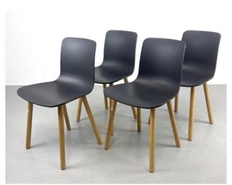 Lot 1226 Jasper Morrison for Vitra HAL chair with oak legs