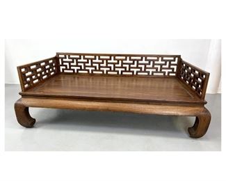 Lot 1243 Large Chinese Huanghuali Daybed Bench