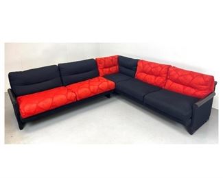 Lot 1254 Saporiti Italia 2 piece sectional sofa other section 72 inches wide