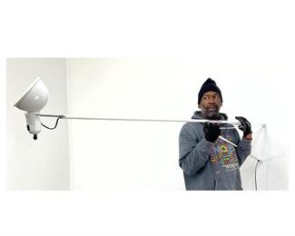 Lot 1302 FLOS Italy MOD 265 Counterbalance Wall Mount Lamp. Long Arm. 