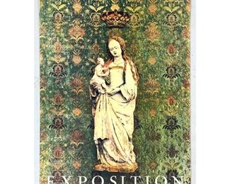 Lot 1410 Poster. Exposition a la Diete a Sion. 1953. Image of Madonna and Child. 