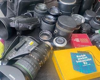 Cameras/ Lenses/ camera Bags