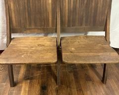 Oak Double Theater Seat