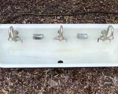Vintage Cast Iron Porcelain Farm House Sink