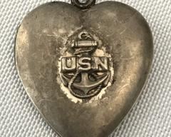 USN Sterling Silver Pendant