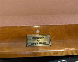 Brunswick Pool table