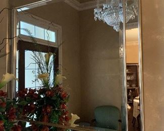 This could be in any home! Not totally contemporary or traditional... I love all the bevels