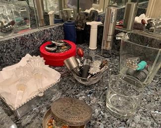 Treasures in the house bar.. more treasures in the game room bar!