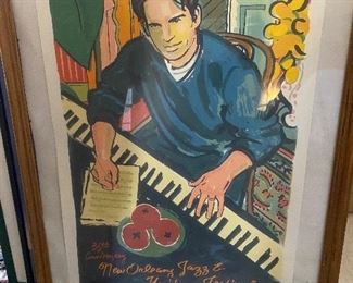 Jazz Festival poster and more behind this one