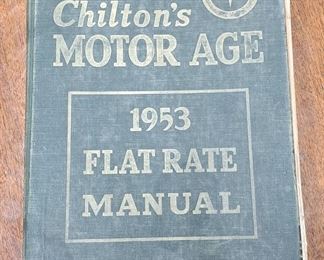 Clilton's Motor Age 1953 Flat Rate Manual