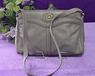 Vintage Etienne Aigner Leather Purse With BONUS Etienne Makeup Mirror