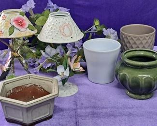 Spring Planters And Lamps