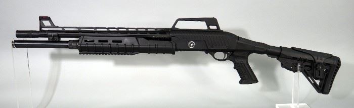 Silver Eagle RZ17 Tactical 12 ga Pump Action Shotgun SN# 19P0226, Adjustable Stock, 20" Bbl
