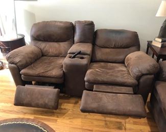 reclines at the push of a button!