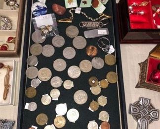 Many interesting foreign coins