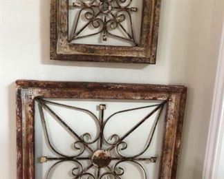 Iron wall art