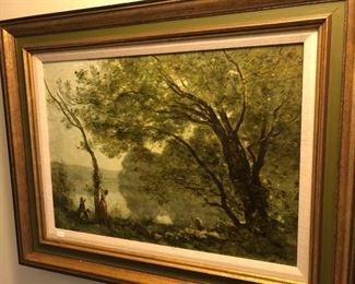 Lovely framed oil painting