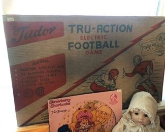 Vintage Tudor Tru-Action electric football game in box!