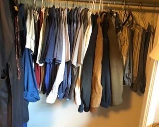 lots of mens clothes