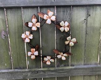 Iron fence decorations