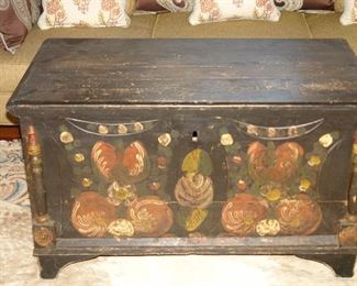 Hand Painted Hungarian Blanket Chest. Great for storage
