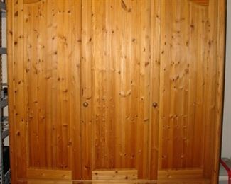 Large Pine Armoire 