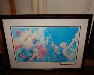 Number print by "Golf Champs" by Leroy Neiman