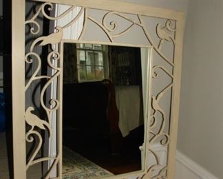 Custom Mirror with Bird Design by Ballard Design