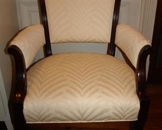 Pair of Baker Chairs from the Barbara Berry Collection. Fine condition