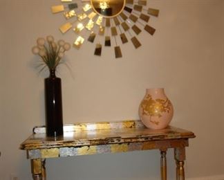 Gold & Silver Leafed Table