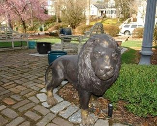 Great Detail in the Lion Bronzes