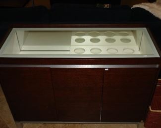 Display Cabinet with Glass Top