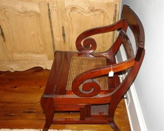 Unique Reproduction Library Chair / Converts to Four Steps