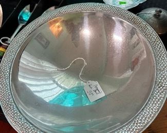 Mariposa Pewter Bubble Bowl