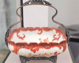 Victorian Pairpoint Bride’s Basket 