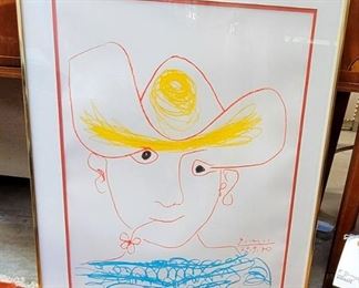 Picasso “Young Spanish Peasant” Lithograph