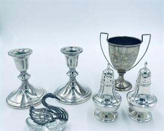 Selection of sterling silver.